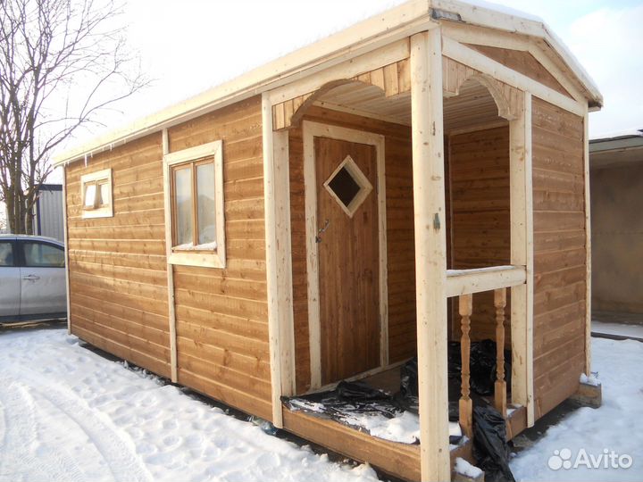 Готовая модульная баня 6м*2.5м