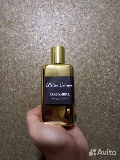 Парфюмерная вода - Gold Leather Atelier Cologne (о