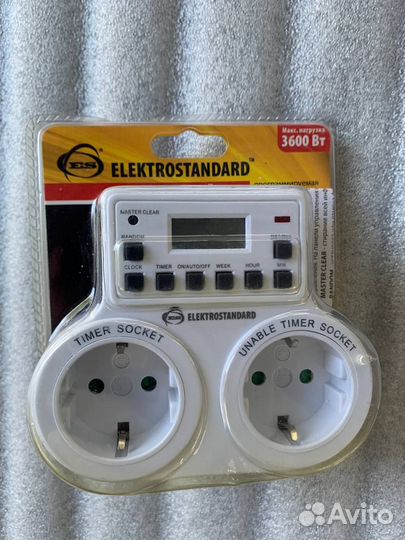 Розетка-таймер Elektrostandard
