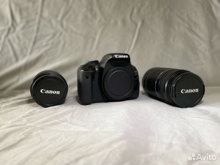 Зеркальный фотоаппарат canon 600d комплект