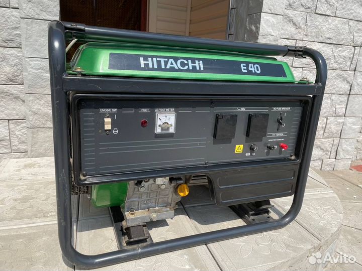 Бензиновый генератор Hitachi Е40 (Япония)