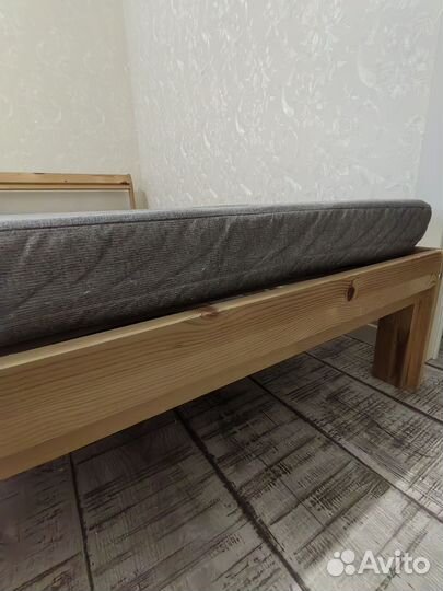 Кровать IKEA luroy 90x200 с матрасом