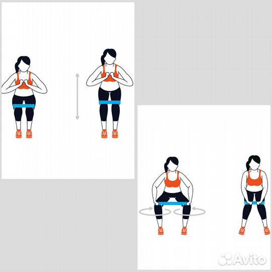 Фитнес резинки эспандеры для женщин