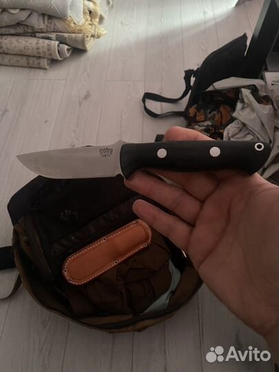 Bark River Bravo 1, CPM-3V, Black Canvas Micarta