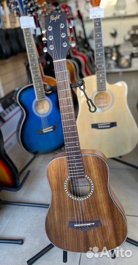 Тревел гитара flight TR-1000 teak