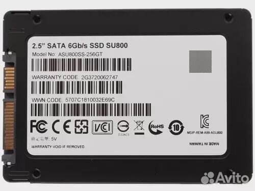 Твердотельный накопитель adata 256 Gb SU800 ASU800