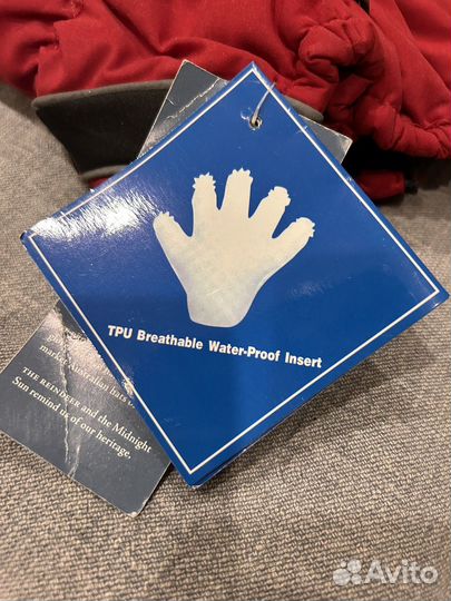 Варежки детские 2 года