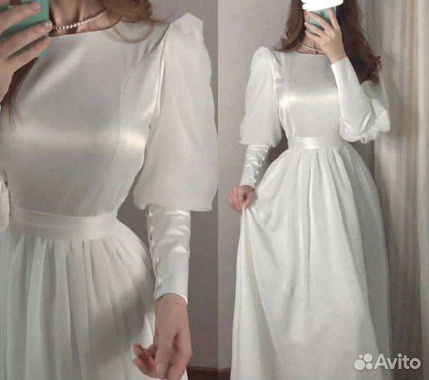 Свадебное вечернее платье