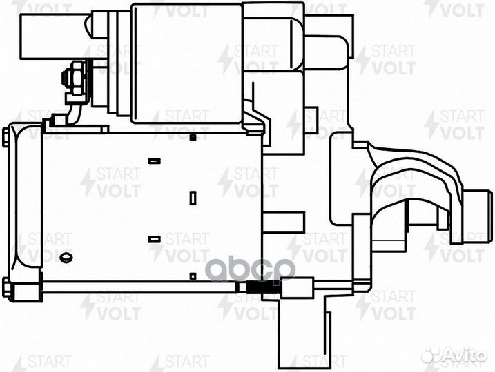 Стартер LST 1863 startvolt