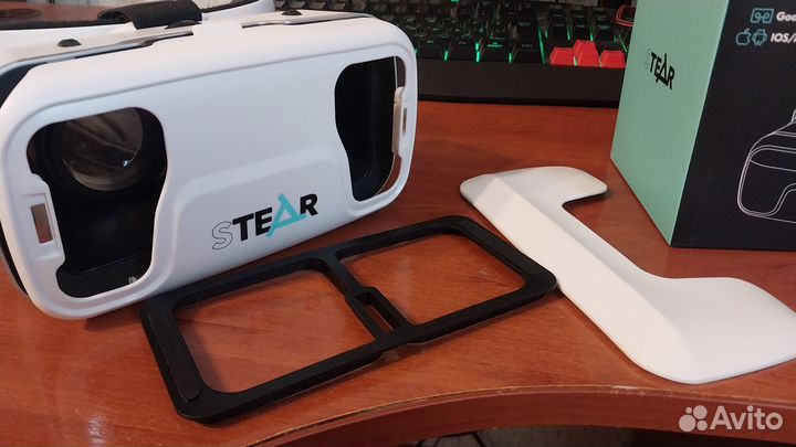 VR и AR очки для телефона с пультом на многоразовы