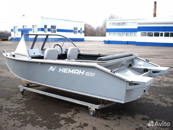 Новая алюминиевая лодка Неман 500 Pro