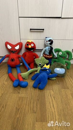 Мягкие игрушки пакетом радужные друзья