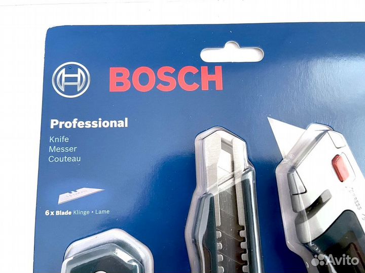 Набор 3 ножа универсальных Bosch Professional