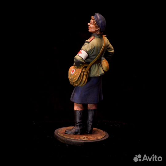Оловянный солдатик 54мм покрашенный