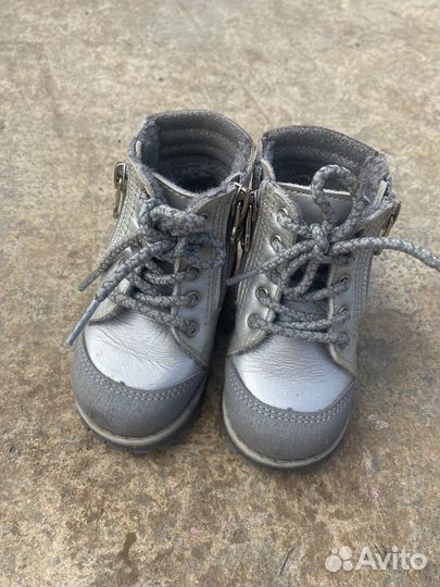 Ботинки демисезонные для девочки 19 размер котофей