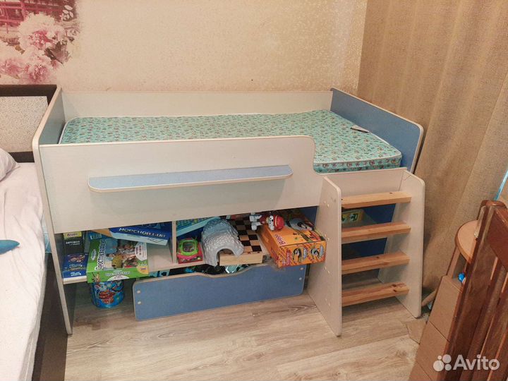 Детская кровать от 3 лет с матрасом бу