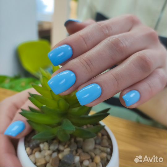 Маникюр гель лак наращивание педикюр