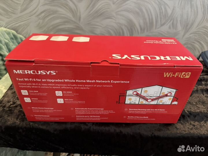 Mesh система mercusys halo H60X 3-pack