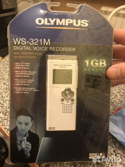 Диктофон olympus WS-321M