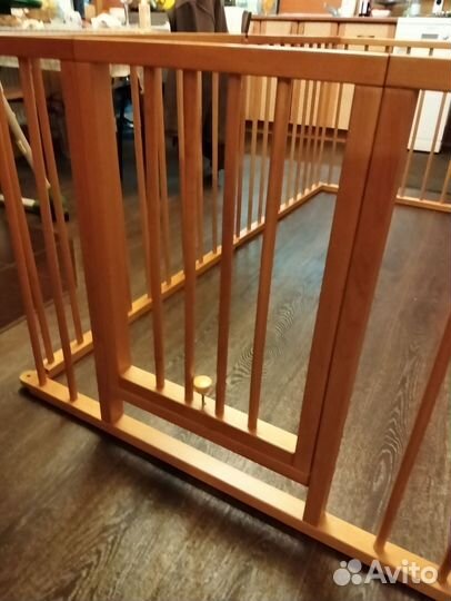 Манеж детский деревянный