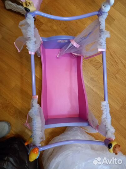 Кроватка для Бэби Борн с занавесками