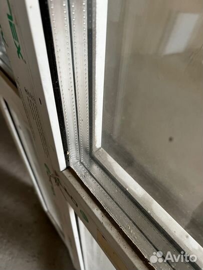 Дверь пластиковая пвх входная бу стекло