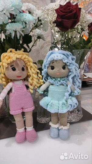 Вязанная кукла крючком