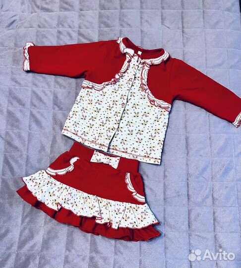 Новогодний костюм для девочки 86