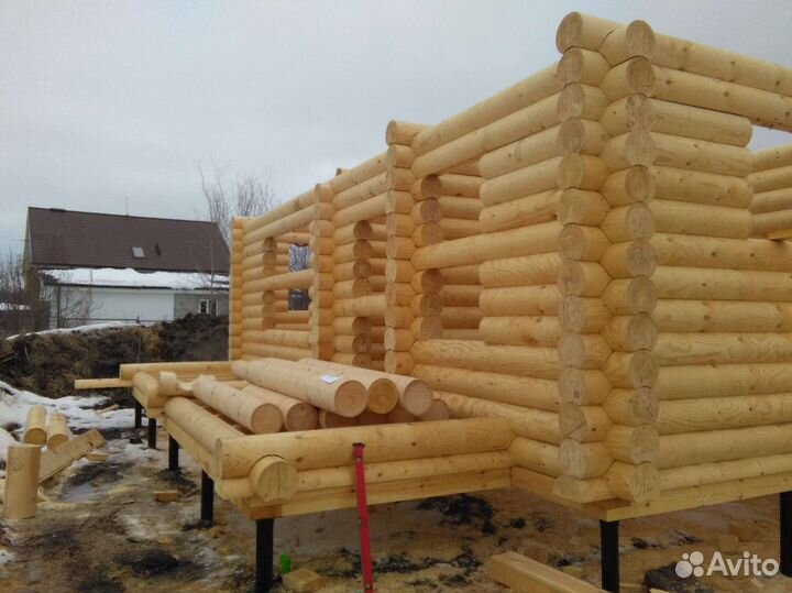 Оцилиндрованное бревно