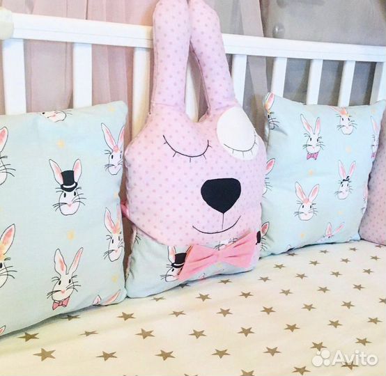 Бортики в детскую кроватку новые