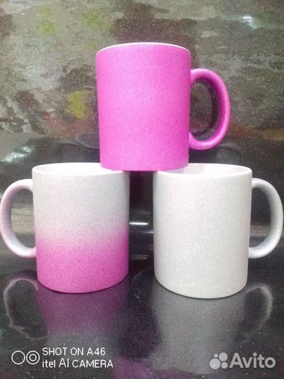 Яркие цветные кружки под печать