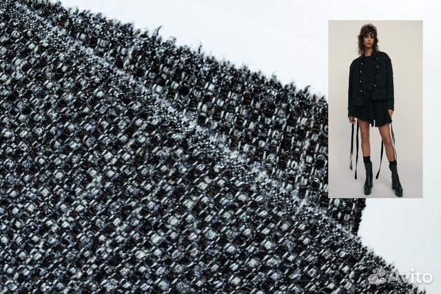 Ткань твид шанель