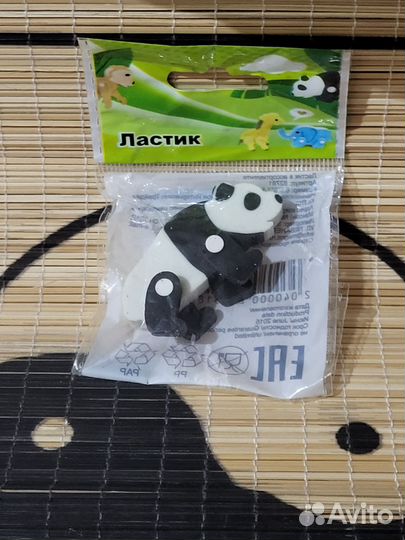 Ластик новый Панда с подвижными ножками