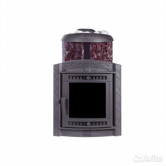 Печь Для Бани Атмосфера L+ ктт ламели «Россо Леван