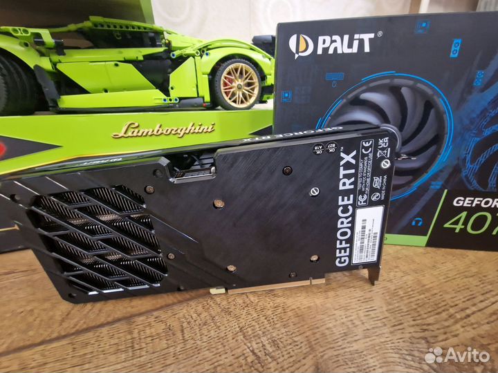 Новая RTX 4070 12gb Palit, на гарантии