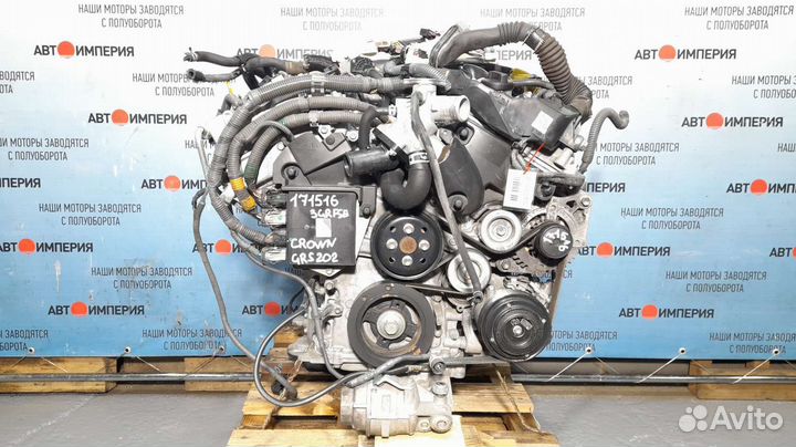 Двигатель toyota crown GRS202 3grfse 0243358 2008