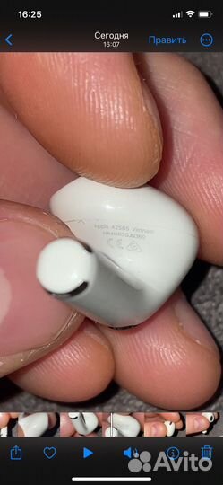 Наушник airpods 3 правый левый