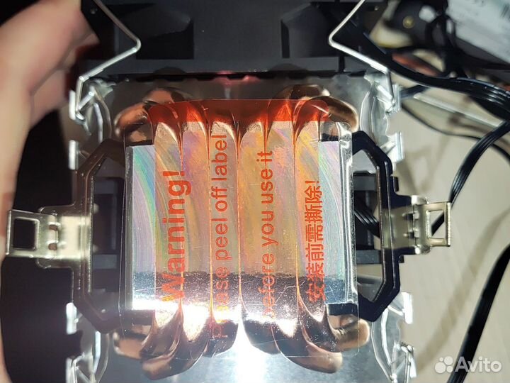 Кулер башня для процессора Xeon 6 трубок 3 вентиля