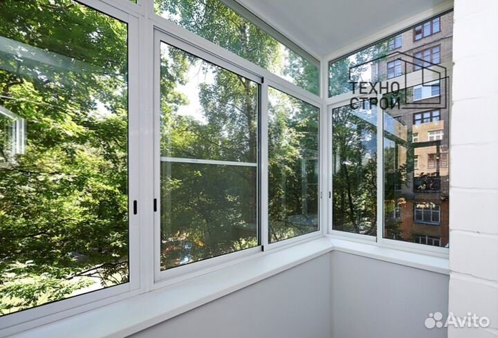 Остекление балкона в рассрочку