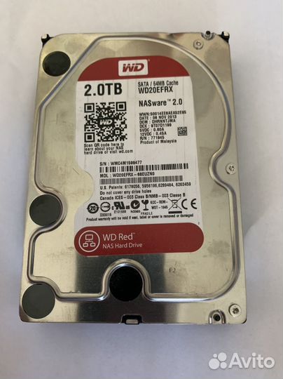 Жесткий диск 2 тб WD WD20efrx