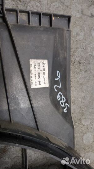 Вентилятор радиатора Mercedes C W203, 2001