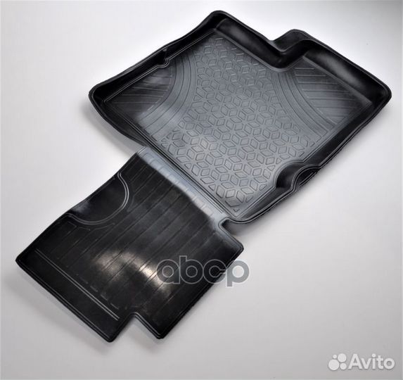 Коврики салона резина черный Renault Sandero II