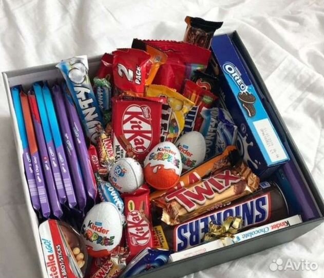 Боксы сладости и косметика