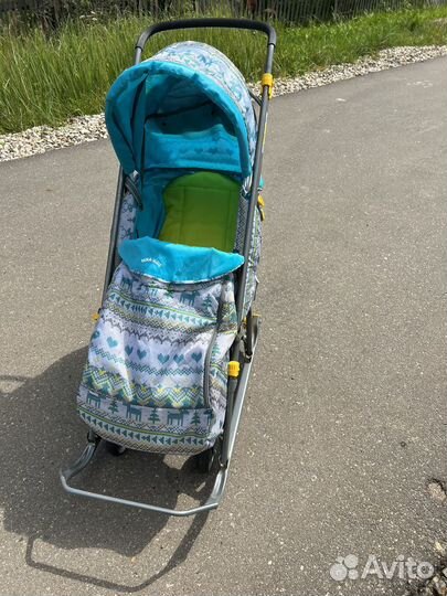 Коляска-санки