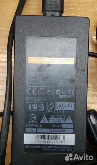 Блок питания для PlayStation 2 оригинал