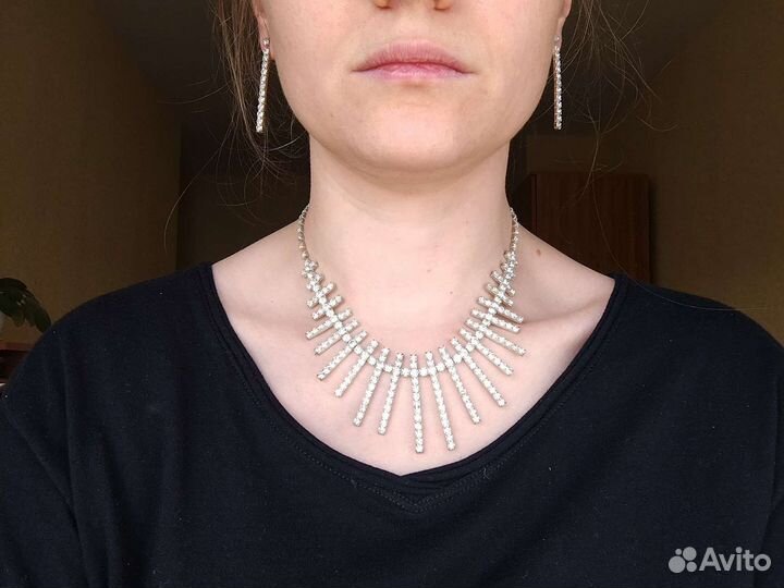 Колье и серьги набор