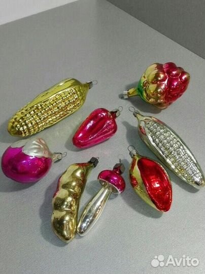Елочные игрушки СССР 