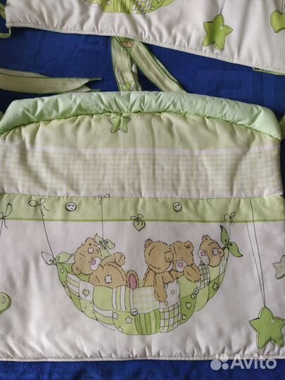 Бортики и балдахин в кроватку