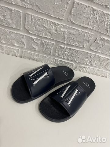 Мужские шлепки Armani Exchange, 9,5US, оригинал купить в Петрозаводске ...