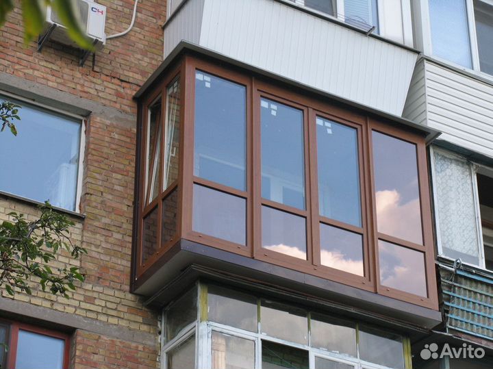 Остекление лоджий под ключ